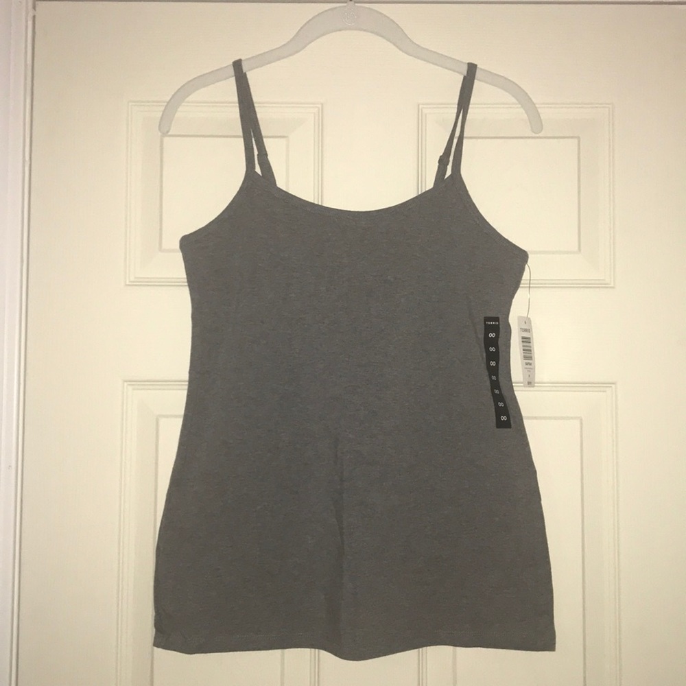 torrid Foxy tank top in Heather Gray